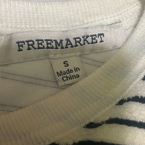 Women's Black and White Striped Romper - Picture 3 of 6